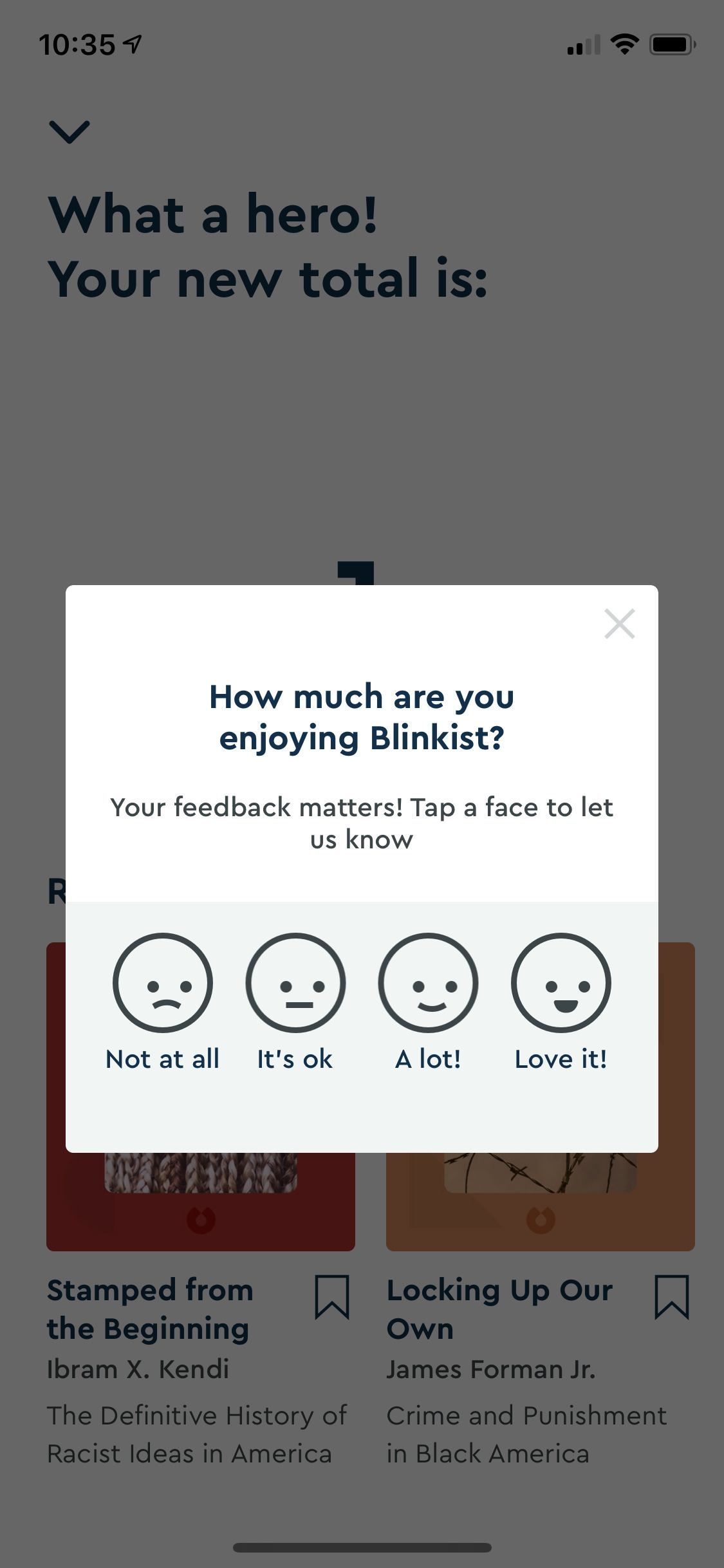 How much are you enjoying Blinkist?