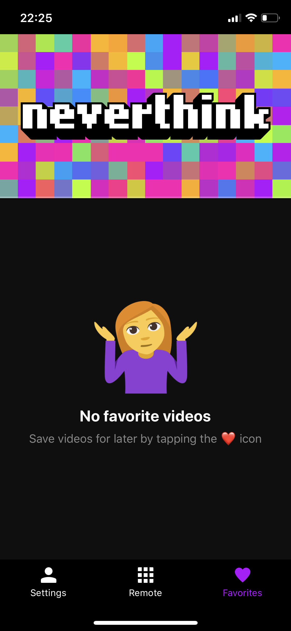 No favorite videos
