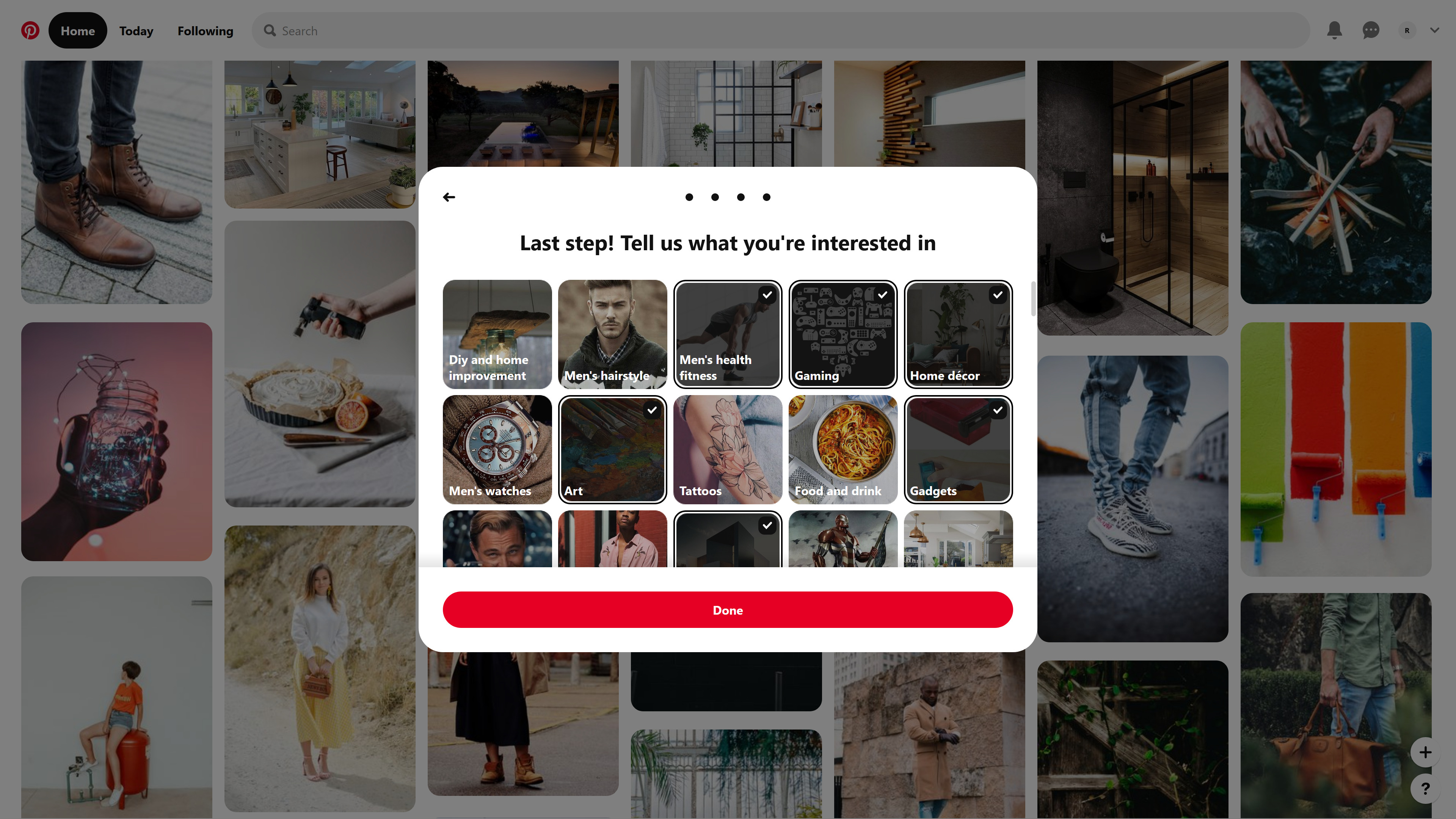 Tell us what you're interested in