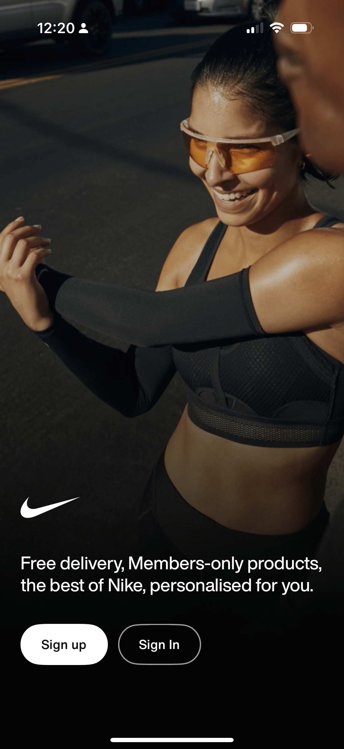 Nike Sign Up or Sign In