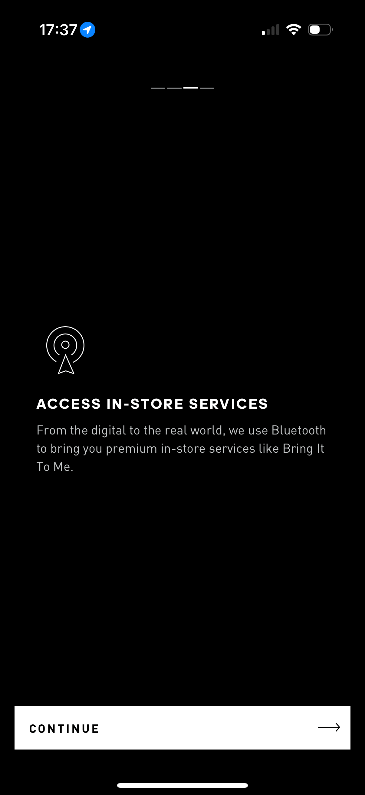 Adidas - App Home Screen