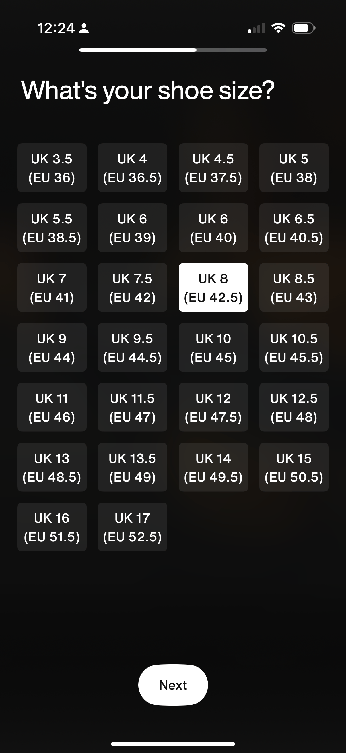 What's your shoe size?