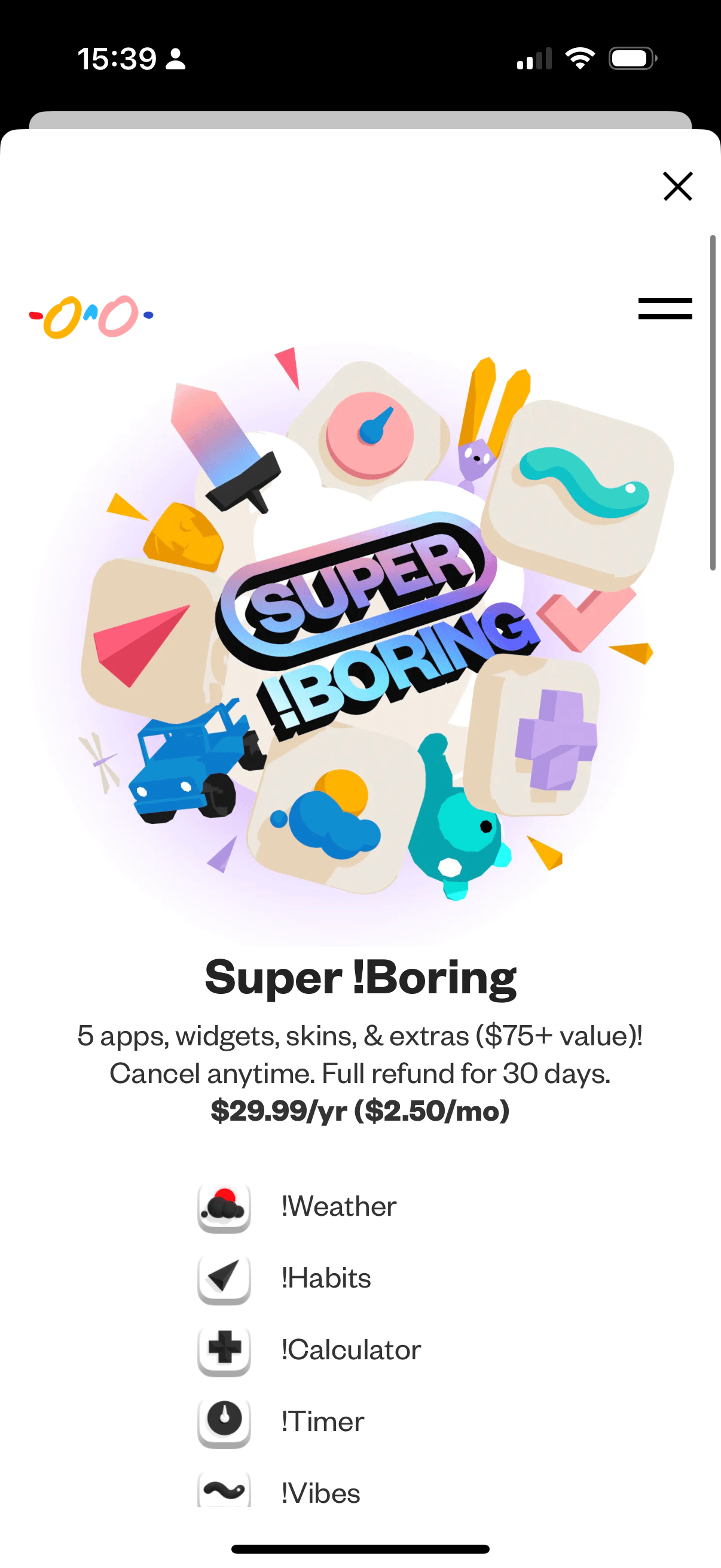 (Not Boring) Weather - Apps bundle