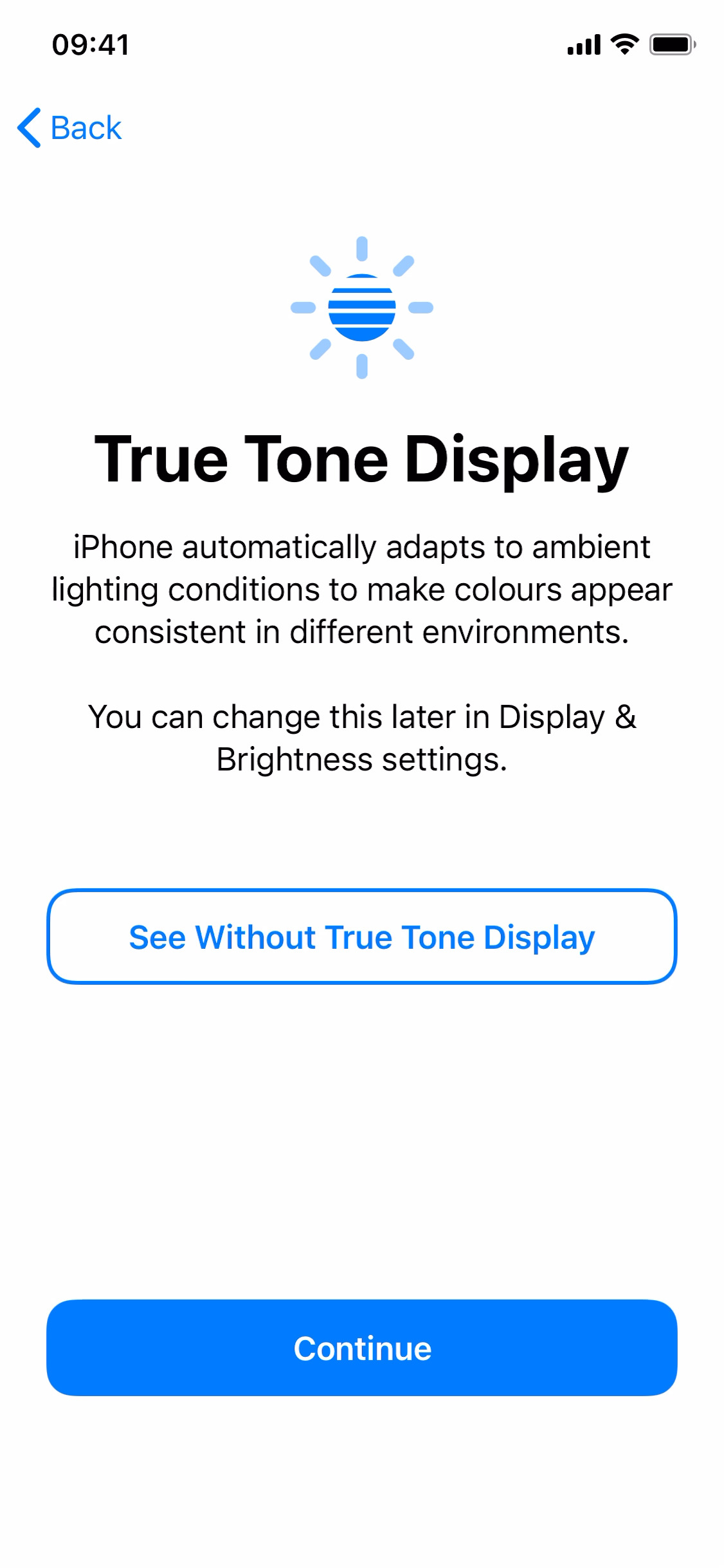 True Tone Display