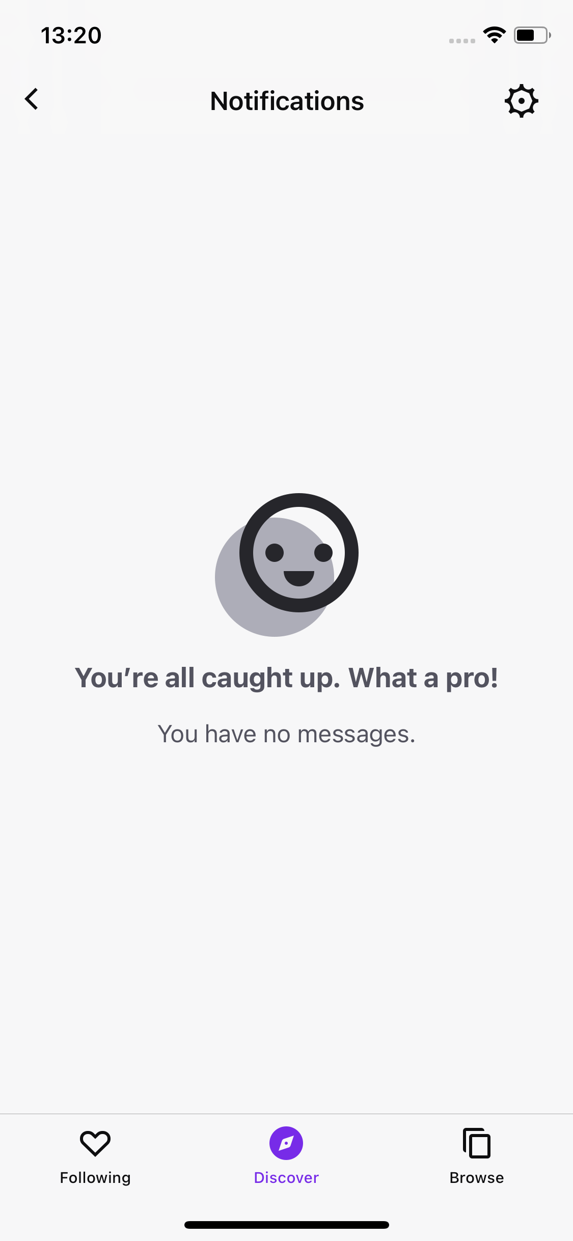 You're all caught up