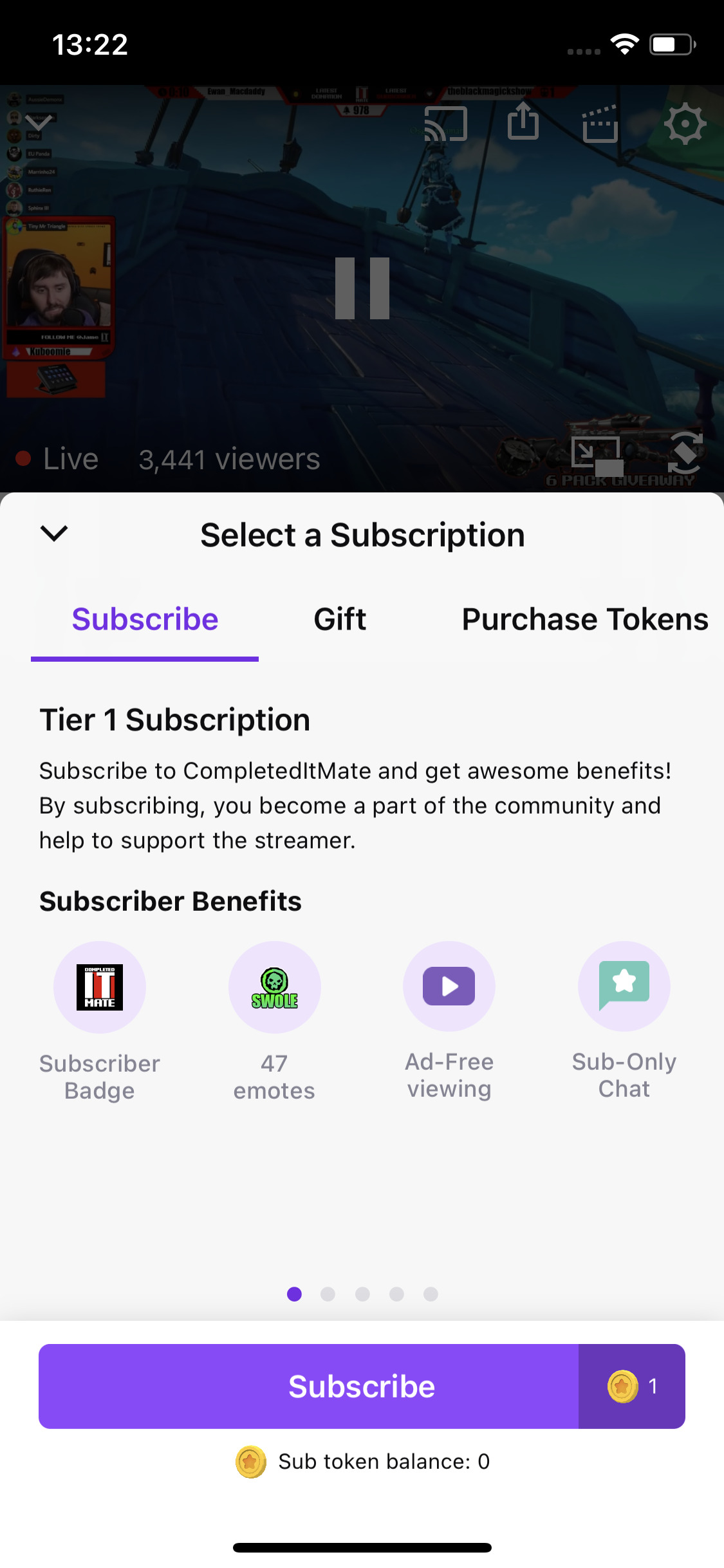 Select a subscription