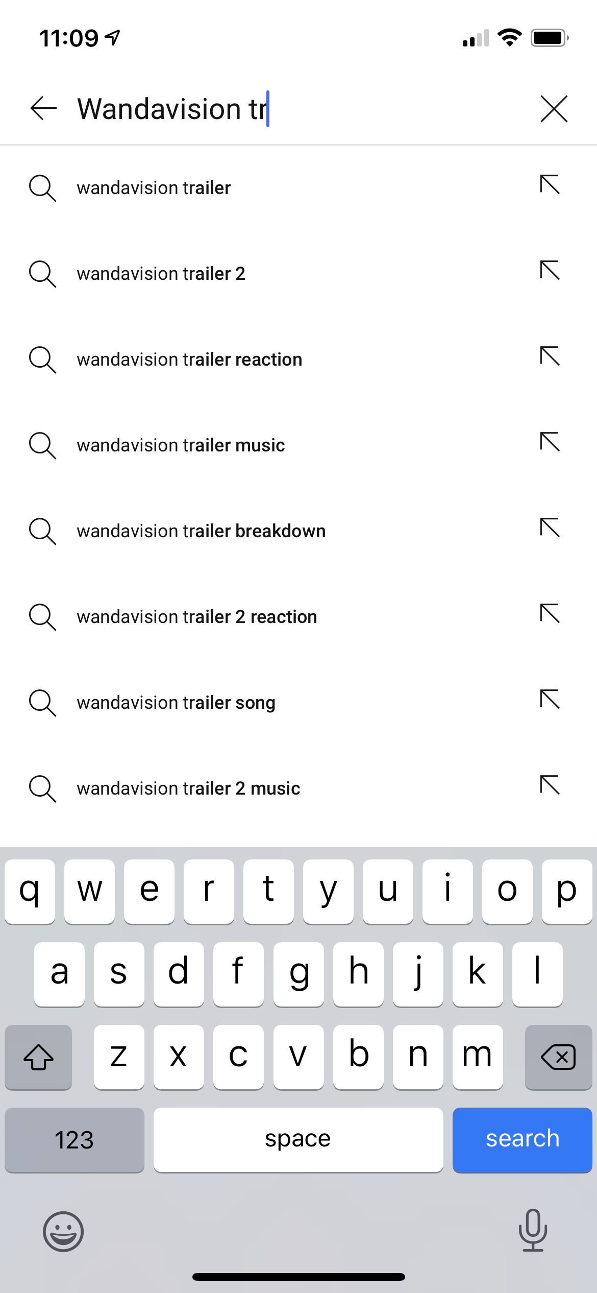 Search suggestions