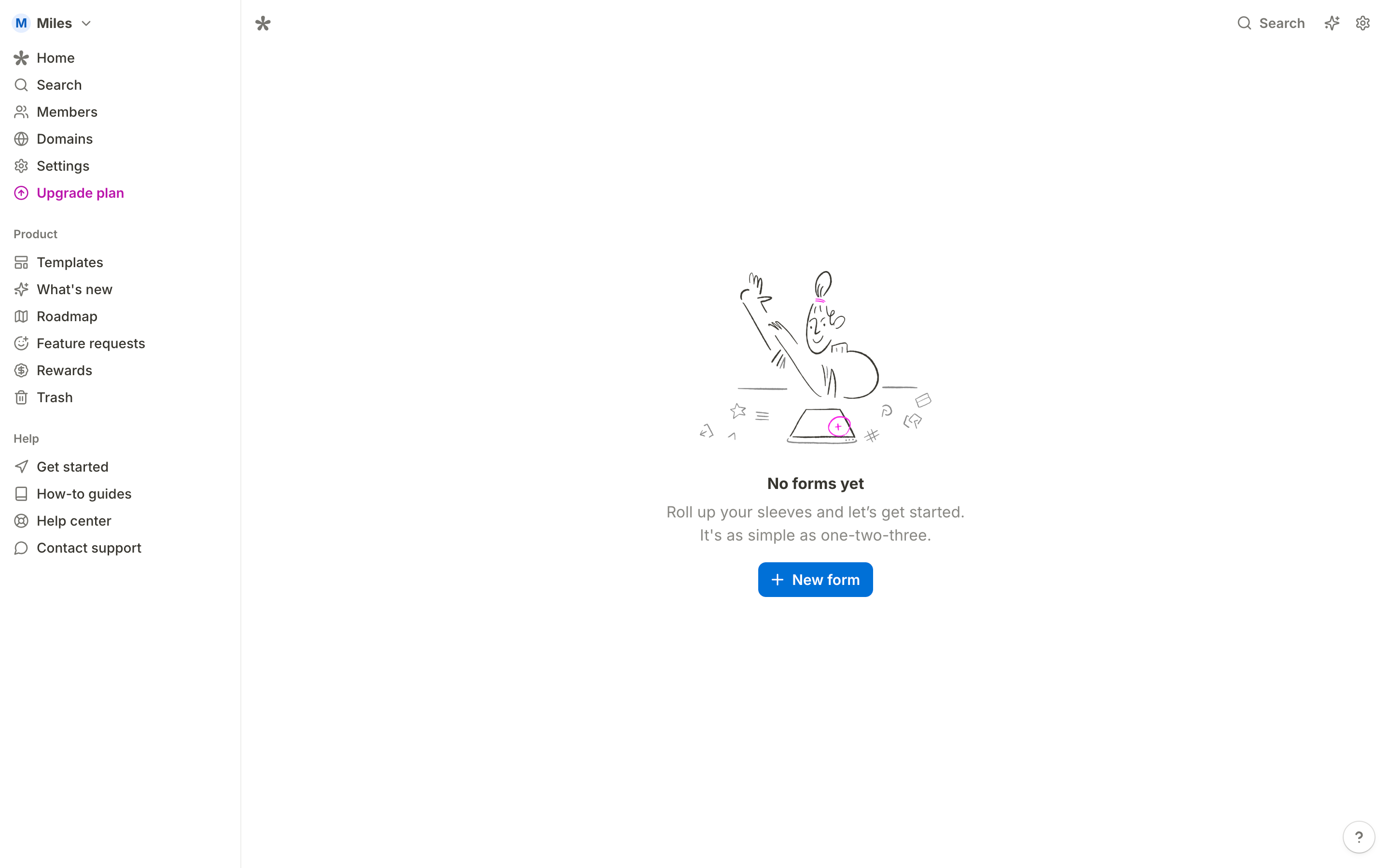 Tally - App Home Screen