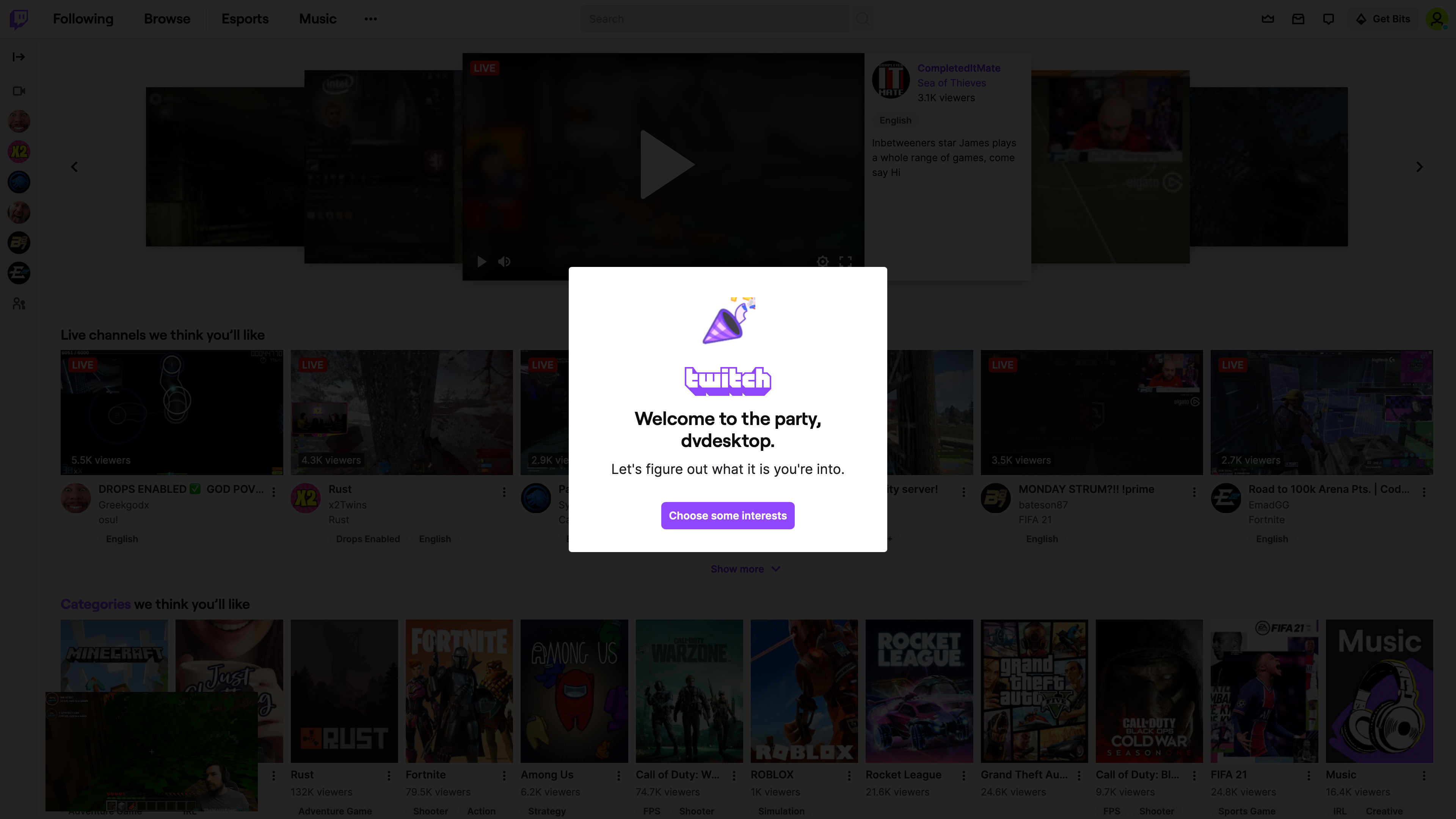 Welcome to the party