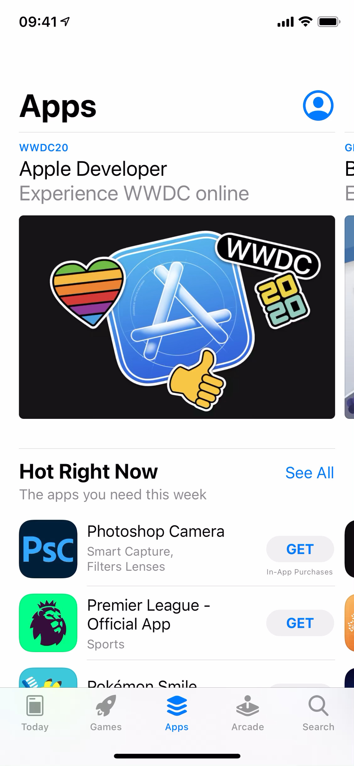 Browse app store